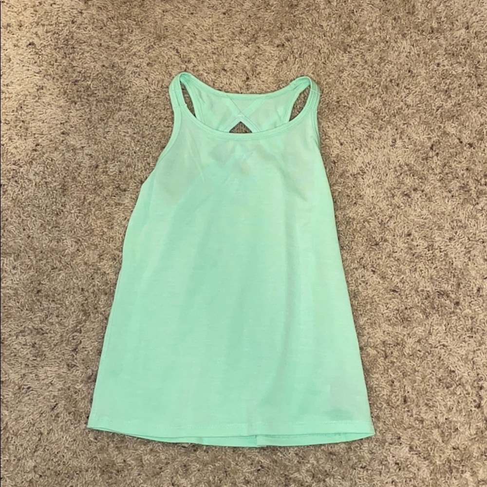 green target work out tank top